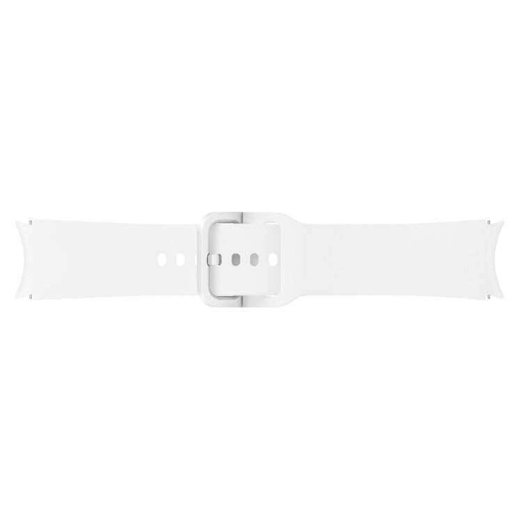 Оригінальний ремінець Sport Band (Size S M) для Samsung Galaxy Watch 4 / 4 Classic / 5 / 5 Pro / 6 / 6 Classic / 7 / FE (ET-SFR90SWEGEU) - White: фото 2 з 3