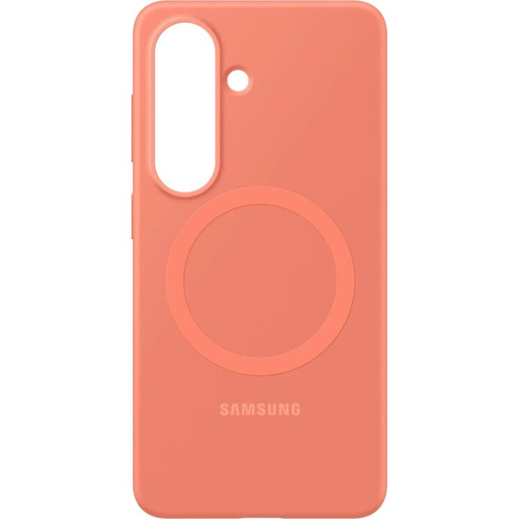 Оригинальный силиконовый чехол Silicone Magnet для Samsung Galaxy S26 (S942) EF-ES942COEGWW - Coralred: фото 4 из 5