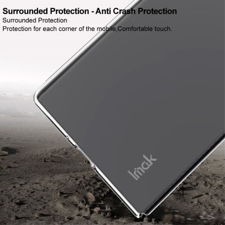 Пластиковый чехол IMAK Crystal II Pro для Samsung Galaxy Fold 6 - Transparent: фото 5 из 11