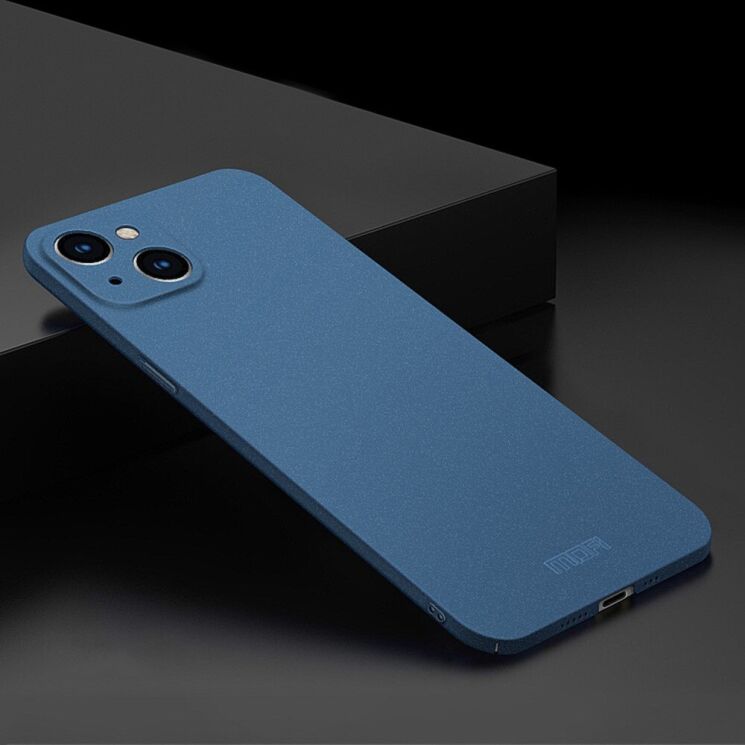 Пластиковый чехол MOFI Matte Series для Apple iPhone 13 - Blue: фото 2 из 7