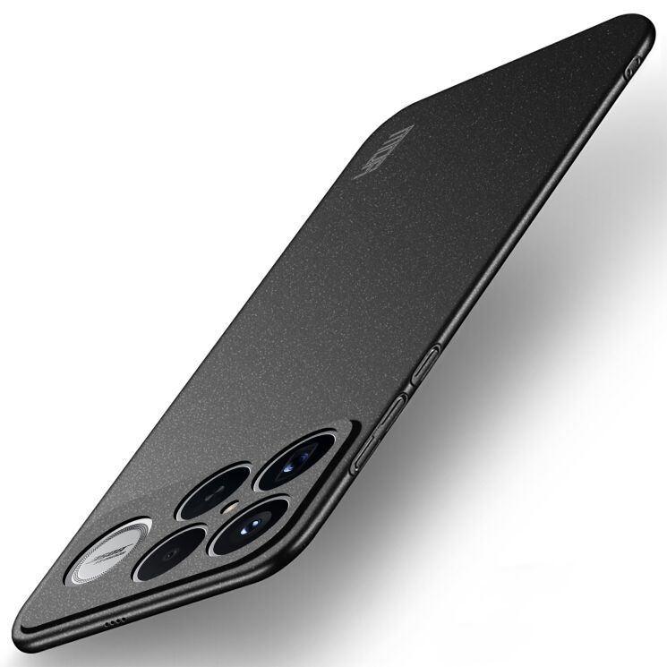 Пластиковый чехол MOFI Matte Series для Xiaomi Poco F8 Ultra - Black: фото 1 из 9