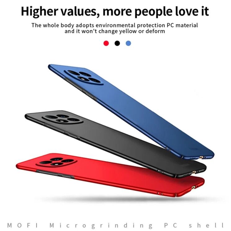 Пластиковый чехол MOFI Slim Shield для Xiaomi Redmi Note 14 Pro Plus - Black: фото 3 из 9