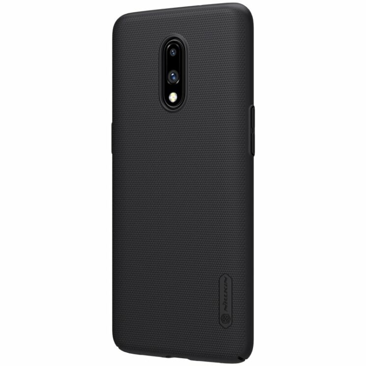 Пластиковий чохол NILLKIN Frosted Shield для OnePlus 7 - Black: фото 3 з 17