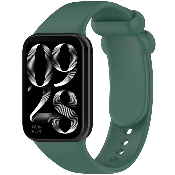 Ремешок ArmorStandart Silicone Strap для Xiaomi Redmi Watch 4 / 5 / Mi Smart Band 8 Pro / Band 9 Pro - Dark Green: фото 1 из 6