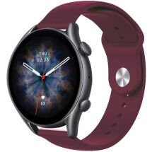 Ремешок ArmorStandart Silicone Watch Strap для часов с шириной крепления 22мм - Marsala: фото 1 из 2