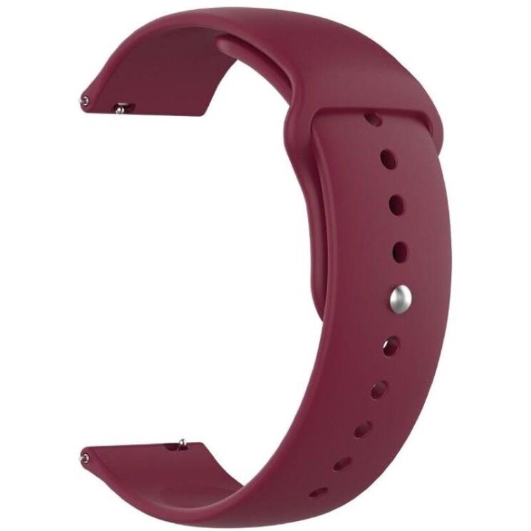 Ремешок ArmorStandart Silicone Watch Strap для часов с шириной крепления 22мм - Marsala: фото 2 из 2