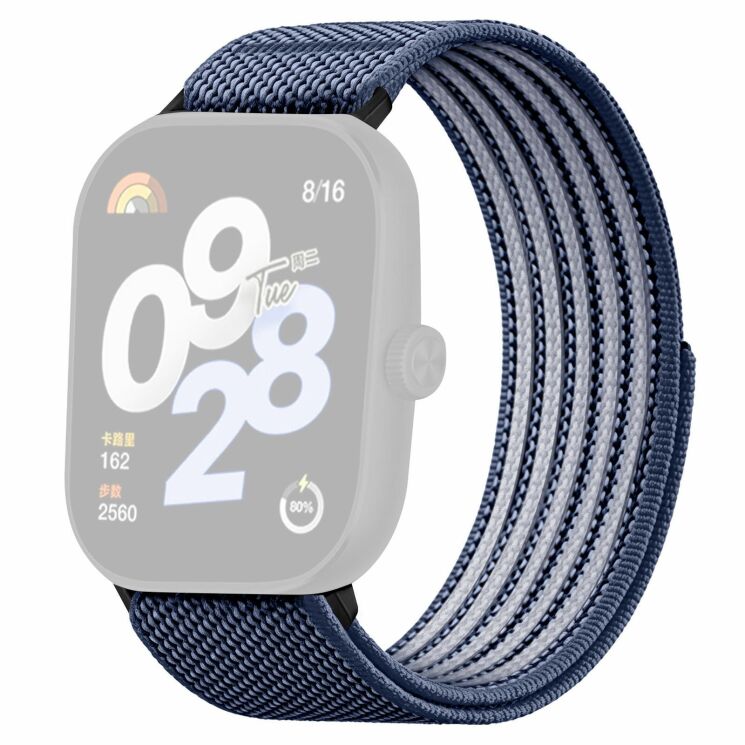 Ремінець Deexe Active Band для Xiaomi Smart Band 10 Pro / 9 Pro/ 8 Pro / Redmi Watch 6 / 5 /4 - Dark Blue: фото 1 з 5