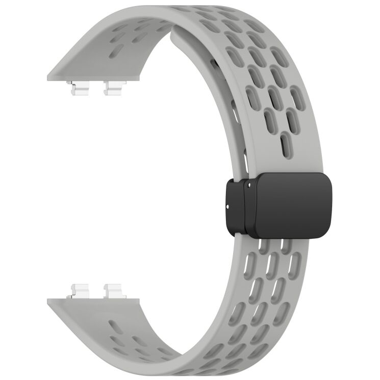 Ремешок Deexe Astra Strap для Huawei Band 11 Pro / Band 11 - Grey: фото 3 из 6