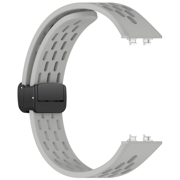 Ремешок Deexe Astra Strap для Huawei Band 11 Pro / Band 11 - Grey: фото 4 из 6