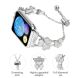 Ремешок Deexe Clover для Xiaomi Mi Smart Band 8 Pro - Silver (337422S). Фото 3 из 7
