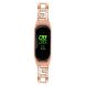 Ремешок Deexe Diamond для Xiaomi Mi Smart Band 8 / 9 - Rose Gold (326019RG). Фото 3 из 6