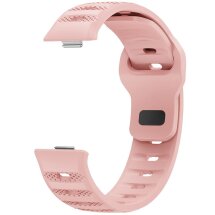 Ремінець Deexe Dot Texture для Huawei Watch Fit 3 / Fit 4 / Fit 4 Pro - Pink: фото 1 з 5