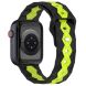 Ремешок Deexe Flex Series для Apple Watch 42 / 44 / SE 44 / 45 / Ultra / Ultra 2 (49mm) - Black / Lime: фото 1 из 6