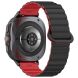 Ремешок Deexe Magnetic Strap для Samsung Galaxy Watch Ultra (47mm) - Black / Red (358015BR). Фото 1 из 7