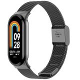 Ремінець Deexe Milanese Bracelet для Xiaomi Mi Smart Band 8 / 9 / 10 - Black (326007B)
