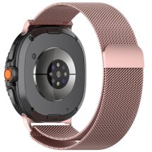 Ремінець Deexe Milanese Stainless Steel для Samsung Galaxy Watch 8 (40/44mm) / 8 Classic - Rose Pink: фото 1 з 5