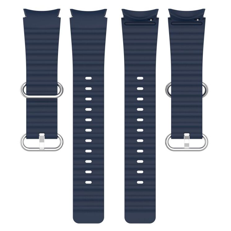 Ремешок Deexe Ocean Strap для Samsung Galaxy Watch 4 / 5 / 6 / 7 / FE (40mm) - Army Green: фото 4 из 7