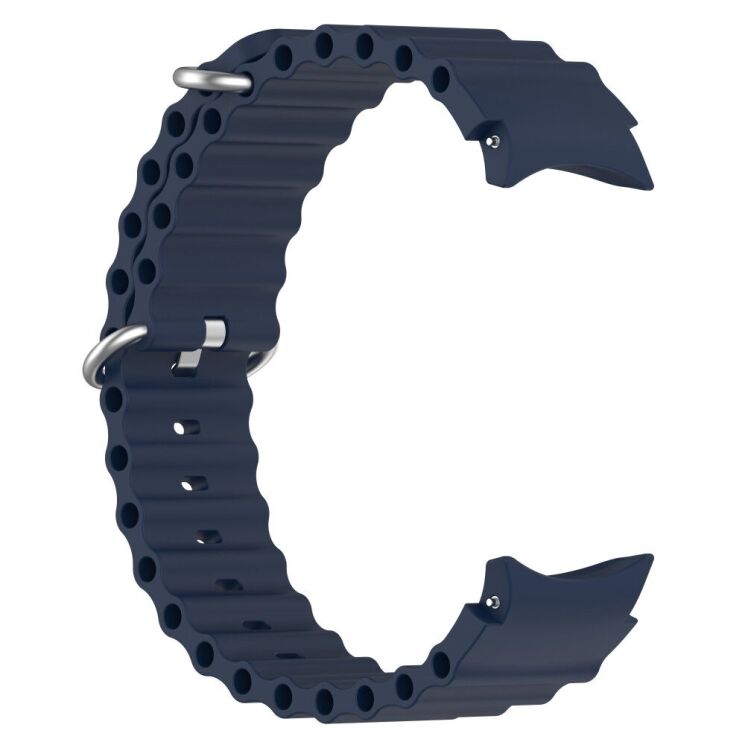 Ремешок Deexe Ocean Strap для Samsung Galaxy Watch 4 / 5 / 6 / 7 / FE (40mm) - Army Green: фото 3 из 7