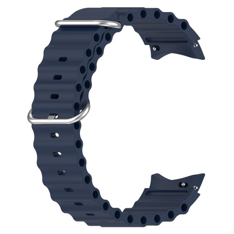 Ремешок Deexe Ocean Strap для Samsung Galaxy Watch 4 / 5 / 6 / 7 / FE (40mm) - Army Green: фото 2 из 7