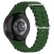 Ремешок Deexe Ocean Strap для Samsung Galaxy Watch 4 / 5 / 6 / 7 / FE (40mm) - Army Green (335030AG). Фото 1 из 7
