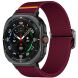 Ремешок Deexe Orbit Flex для Samsung Galaxy Watch Ultra (47mm) - Wine Red (358028WR). Фото 2 из 5
