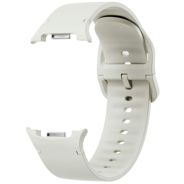 Ремінець Deexe Soft Silicone для Samsung Galaxy Watch 8 (40/44mm) / 8 Classic - Beige: фото 3 з 6