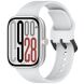 Ремешок Deexe Soft Silicone для Xiaomi Redmi Watch 4 / 5 / Mi Smart Band 8 Pro / Band 9 Pro - Light Grey (370309LH). Фото 4 из 9