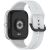 Ремешок Deexe Soft Silicone для Xiaomi Redmi Watch 4 / 5 / Mi Smart Band 8 Pro / Band 9 Pro - Light Grey: фото 1 из 9
