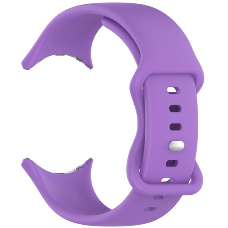 Ремешок Deexe Soft Touch для Google Pixel Watch / Watch 2 / Watch 3 (41mm) - Purple: фото 3 из 4
