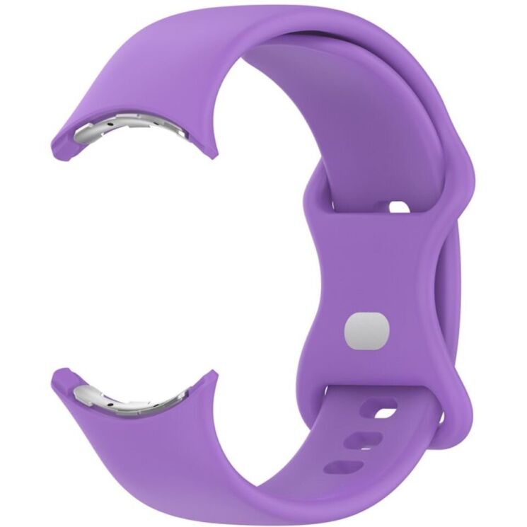 Ремешок Deexe Soft Touch для Google Pixel Watch / Watch 2 / Watch 3 (41mm) - Purple: фото 4 из 4