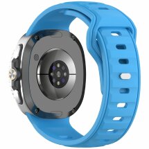 Ремінець Deexe Sport Band для Samsung Galaxy Watch 8 (40/44mm) / 8 Classic - Sky Blue: фото 1 з 6