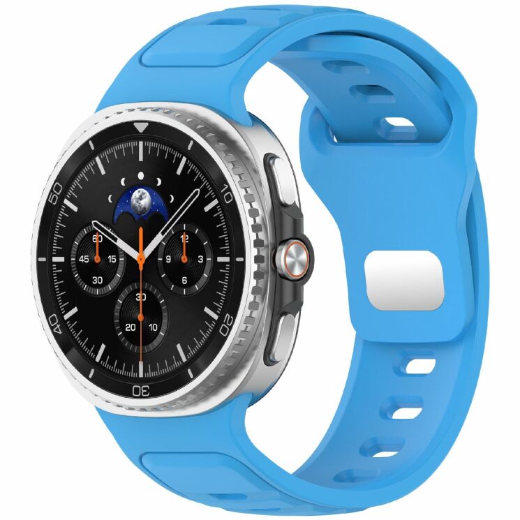 Ремінець Deexe Sport Band для Samsung Galaxy Watch 8 (40/44mm) / 8 Classic - Sky Blue: фото 2 з 6
