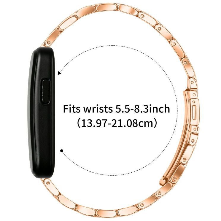 Ремінець Deexe Steel Strap для Garmin CIRQA - Rose Gold (362606RG) Ремінець Deexe Steel Strap для Garmin CIRQA - Rose Gold: фото 7 з 7