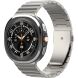 Ремешок Deexe Steel Strap для Samsung Galaxy Watch 8 (40/44mm) / 8 Classic - Titanium (384112T). Фото 2 из 6