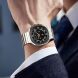 Ремешок Deexe Steel Strap для Samsung Galaxy Watch 8 (40/44mm) / 8 Classic - Titanium (384112T). Фото 5 из 6