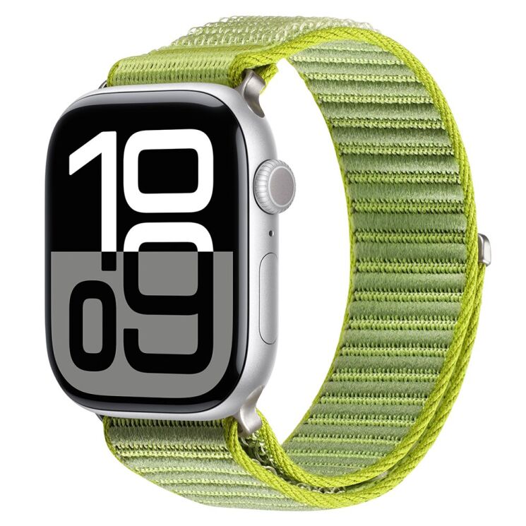Ремешок DUX DUCIS YE Series для Apple Watch 46 / 45 / 44 / SE 44 / 42 (Series 1-3) / Ultra / Ultra 2 - Green: фото 1 из 11