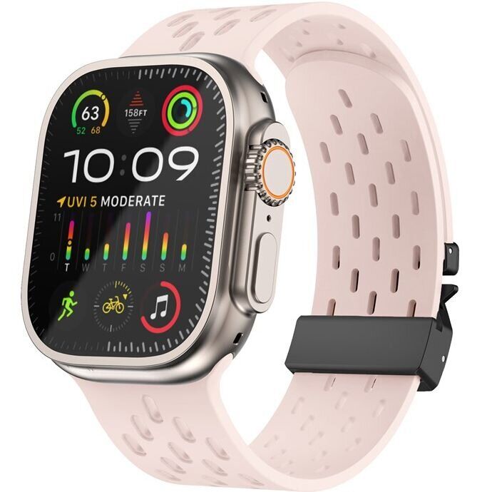 Ремешок KALEBOL Astra Strap для Apple Watch 46 / 45 / 44 / SE 44 / 42 (Series 1-3) / Ultra / Ultra 2 - Pink: фото 3 из 9