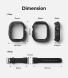 Ремінець RINGKE Fusion X Guard для Apple Watch Ultra / Ultra 2 / Ultra 3 (49mm) - Black (304624B). Фото 13 з 15