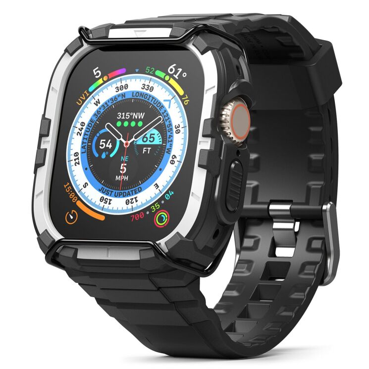 Ремінець RINGKE Fusion X Guard для Apple Watch Ultra / Ultra 2 / Ultra 3 (49mm) - White (304624W) Ремінець RINGKE Fusion X Guard для Apple Watch Ultra / Ultra 2 / Ultra 3 (49mm) - White: фото 1 з 15