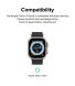 Ремінець RINGKE Fusion X Guard для Apple Watch Ultra / Ultra 2 / Ultra 3 (49mm) - Black (304624B). Фото 3 з 15