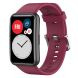 Ремешок UniCase Silicone Strap для Huawei Watch Fit - Wine Red (258701WR). Фото 3 из 3