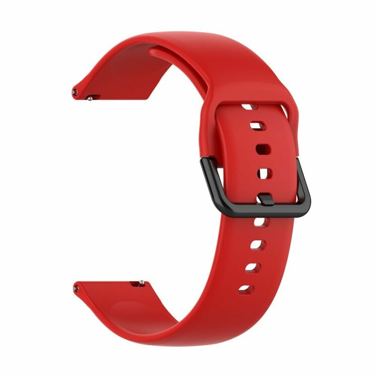 Ремінець UniCase Silicone Strap для Samsung Watch Active / Active 2 40mm / Active 2 44mm - Red: фото 3 з 3