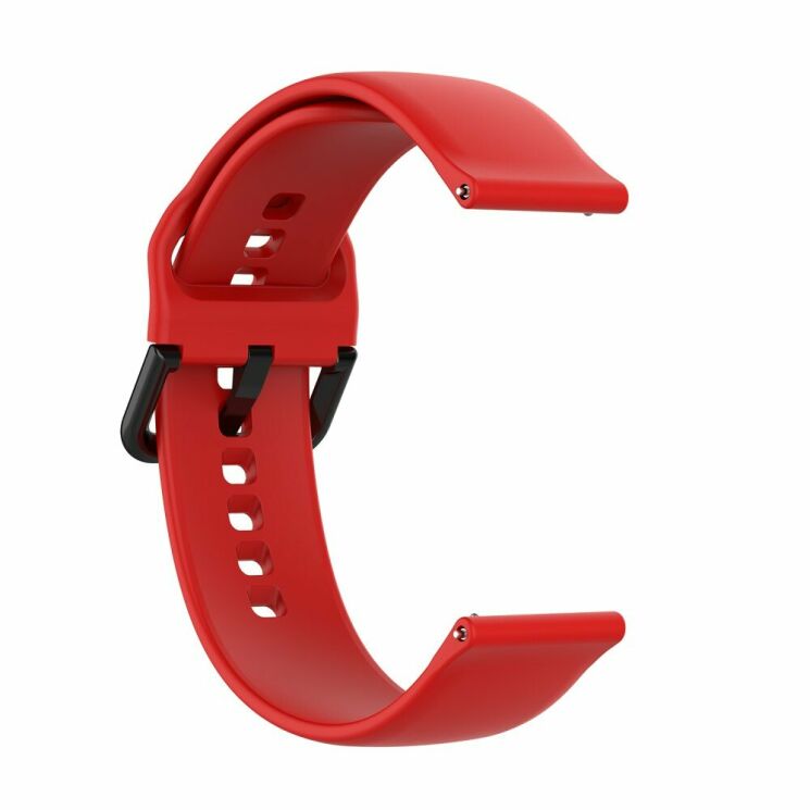 Ремінець UniCase Silicone Strap для Samsung Watch Active / Active 2 40mm / Active 2 44mm - Red: фото 2 з 3