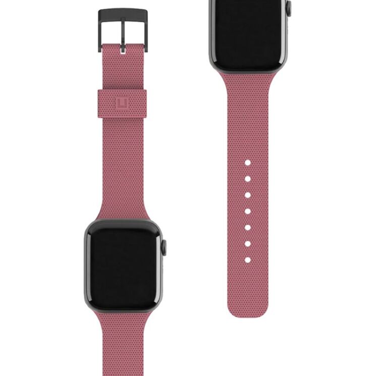 Ремешок URBAN ARMOR GEAR (UAG) [U] Dot Silicone для Apple Watch 42 (Series 10/11) / 41 / 40 / SE 40 / 38 (19248K314848) - Dusty Rose: фото 2 из 5