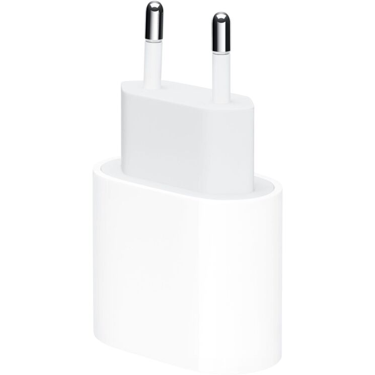 Сетевое зарядное устройство Apple Power Adapter 20W Type-C для iPhone / iPad (MD3J4ZM/A) - White: фото 1 из 3