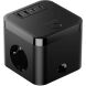 Сетевое зарядное устройство Baseus PowerCombo Cube 7-Ports Power Strip (30W) E00066400117-00 - Black (346133B). Фото 6 из 19