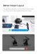 Сетевое зарядное устройство Baseus PowerCombo Cube 7-Ports Power Strip (30W) E00066400117-00 - Black (346133B). Фото 10 из 19