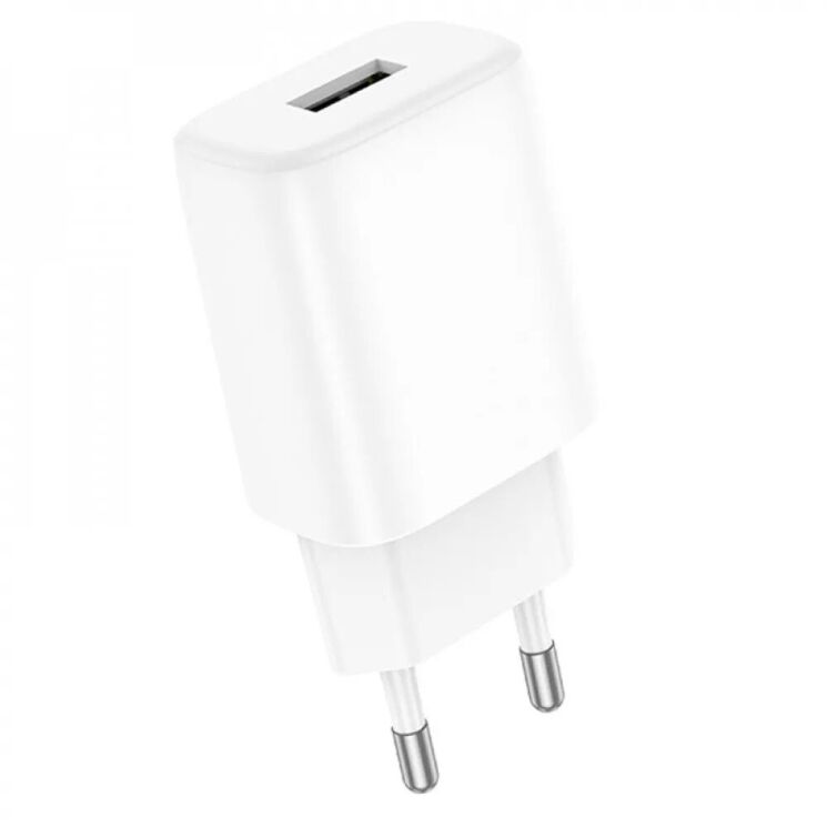 Сетевое зарядное устройство Hoco C134A (12W) - White: фото 2 из 7