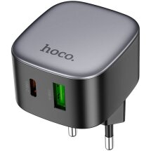 Сетевое зарядное устройство Hoco CS32A Rise PD20W + QC3.0 - Black: фото 1 из 9