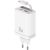 Мережевий зарядний пристрій USAMS US-CC296 GaN 30W (USB + Type-C) + кабель Type-C - White: фото 1 з 16